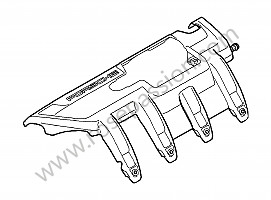 Engine cover and engine housing plates for Porsche Panamera / 970 • 2013 • Panamera turbo s • Pdk gearbox