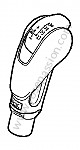 P162527 - Selector lever black for Porsche Cayman / 987C2 • 2009 • Cayman s 3.4 • Pdk gearbox