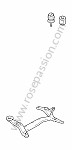 P163473 - Jeu de pièces de fixation pour Porsche Cayenne / 958 / 92A • 2014 • Cayenne turbo s v8 551 cv / ps • Boite auto