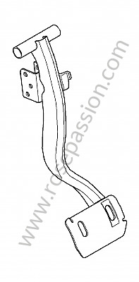P163558 - Pedal do travao para Porsche Cayenne / 958 / 92A • 2012 • Cayenne hybrid 380 cv / ps • Caixa automática