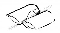 P166426 - Sortie d'échappement pour Porsche Panamera / 970 • 2011 • Panamera 4s • Boite PDK