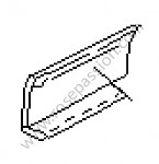 P16768 - Glove box cover for Porsche 911 Turbo / 911T / GT2 / 965 • 1982 • 3.3 turbo • Coupe • Manual gearbox, 4 speed