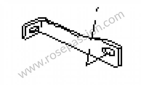P168215 - Soporte para radiador de aceite para Porsche 914 • 1973 • 914 / 4 1.7 • Caja manual de 5 velocidades