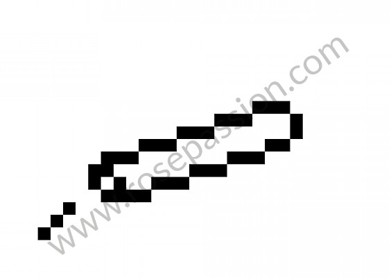 P168220 - Straight pin for Porsche 914 • 1974 • 914 / 4 1.8 carbu • Manual gearbox, 5 speed