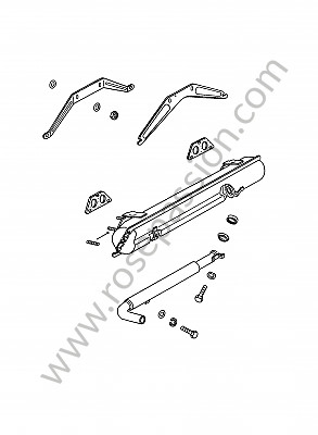 P168232 - Esparrago roscado para Porsche 914 • 1970 • 914 / 4 1.7 • Caja manual de 5 velocidades