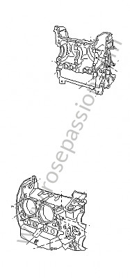 P168336 - Carter de moteur pour Porsche 914 • 1973 • 914 / 4 1.7 • Boite manuelle 5 vitesses