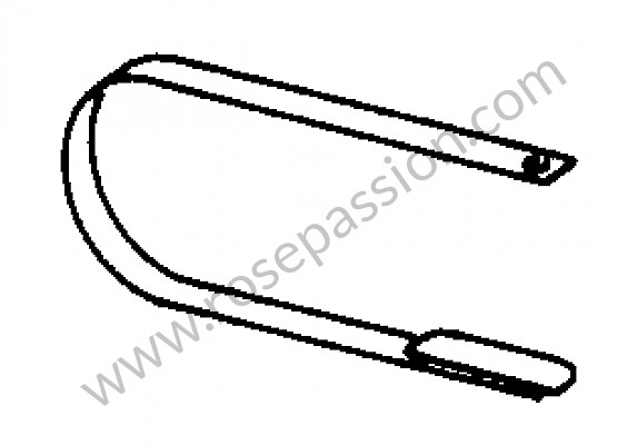P16835 - Spannband für Porsche 911 Classic • 1968 • 2.0s • Targa • 5-gang-handschaltgetriebe