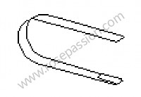 P16835 - Draagband handschoenenkastje voor Porsche 911 G • 1983 • 3.0sc • Cabrio • Manuele bak 5 versnellingen