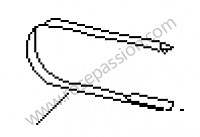 P16835 - Sangle de boite à gant pour Porsche 911 Classic • 1970 • 2.2t • Targa • Boite manuelle 5 vitesses