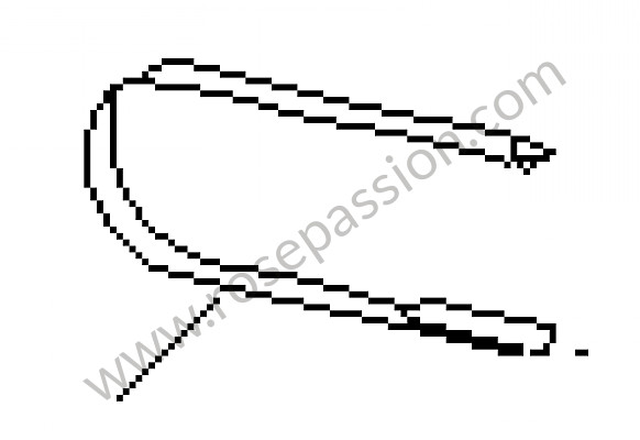 P16835 - Sangle de boite à gant pour Porsche 911 Classic • 1970 • 2.2t • Coupe • Boite manuelle 4 vitesses