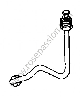 P168539 - Return pipe for Porsche 911 Classic • 1968 • 2.0l • Coupe • Automatic gearbox