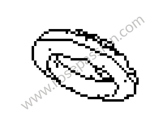 P168618 - Gummitülle schalter für scheibenwischeranlage siehe gruppe für Porsche 914 • 1973 • 914 / 4 2.0 • 5-gang-handschaltgetriebe