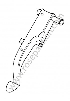 P171165 - Pedal de freno para Porsche Panamera / 970 • 2013 • Panamera turbo • Caja pdk