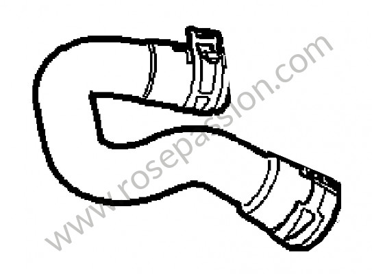 P172690 - Tubo para Porsche 997 Turbo / 997T2 / 911 Turbo / GT2 RS • 2012 • 997 turbo • Cabrio • Caixa manual 6 velocidades
