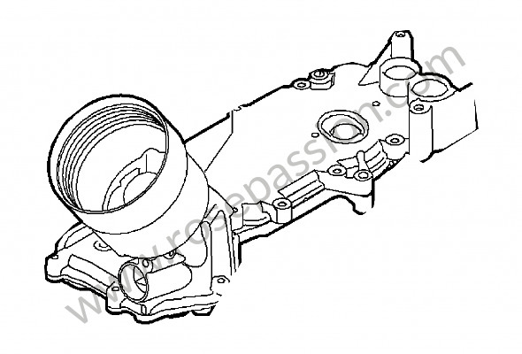 P172695 - Ölführungsgehäuse für Porsche 997-2 / 911 Carrera • 2011 • 997 c4 • Cabrio • Porsche doppelkupplungsgetriebe
