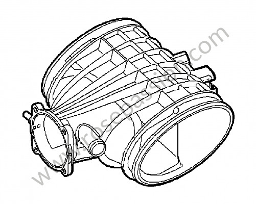 P172703 - Distributor tube for Porsche 997-2 / 911 Carrera • 2011 • 997 c4 • Targa • Pdk gearbox