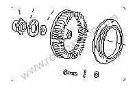 P173159 - Rueda del ventilador con polea de correa y cubo para Porsche 914 • 1971 • 914 / 4 1.7 • Caja manual de 5 velocidades