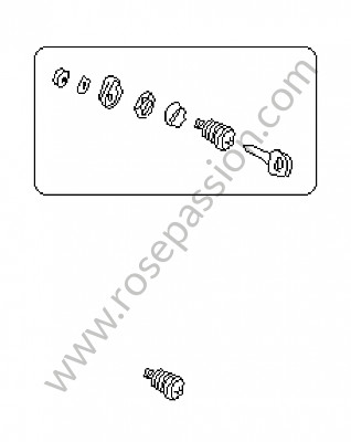 P173172 - Fechadura do porta-luvas com  chave principal indicar numero de bloqueio para Porsche 914 • 1974 • 914 / 4 1.8 injection • Caixa manual 5 velocidades