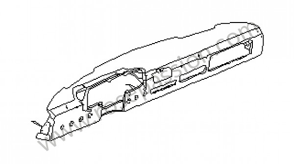 P173206 - Suporte para instrumentos para Porsche 914 • 1972 • 914 / 6 • Caixa manual 5 velocidades