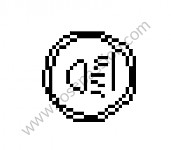 P173340 - Symbol-kappe transparent gelb für nebelschlussleuchte nebelscheinwerfer für Porsche 914 • 1970 • 914 / 6 • 5-gang-handschaltgetriebe