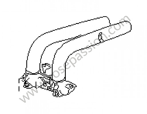 P173406 - Tubo de admissao para Porsche 914 • 1975 • 914 / 4 2.0 • Caixa manual 5 velocidades