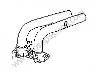 P173406 - Tubulure d'admission pour Porsche 914 • 1973 • 914 / 4 2.0 • Boite manuelle 5 vitesses