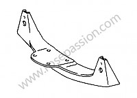 P173632 - Soporte de caja de cambios fundicion a presion para Porsche 912 • 1969 • 912 1.6 • Targa • Caja manual de 4 velocidades
