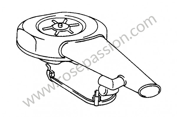 P173667 - Filtro del amortiguador para Porsche 912 • 1968 • 912 1.6 • Targa • Caja manual de 5 velocidades