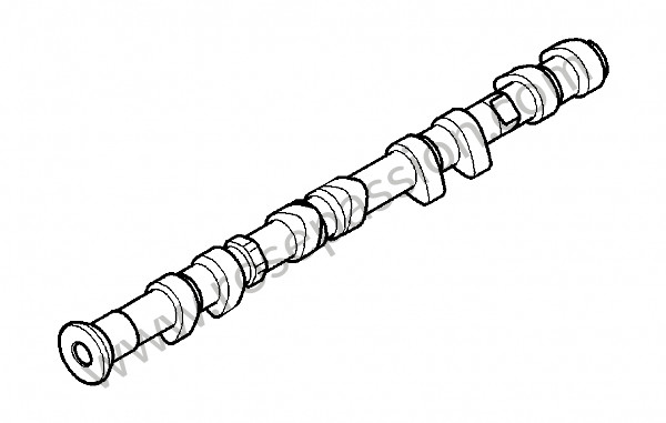 P174484 - Camshaft for Porsche Cayenne / 957 / 9PA1 • 2010 • Cayenne gts • Manual gearbox, 6 speed