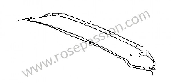 P17453 - Bekleding hoofdboog voor Porsche 911 G • 1984 • 3.2 • Cabrio • Manuele bak 5 versnellingen