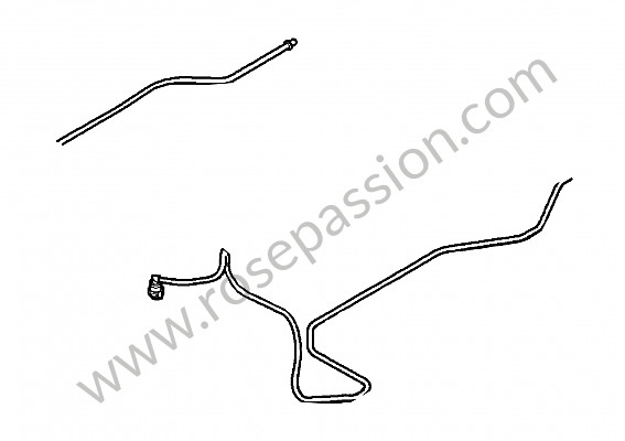 P176817 - Brandstofbuisleiding voor Porsche Boxster / 987-2 • 2009 • Boxster 2.9 • Cabrio • Bak pdk