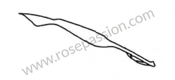 P178260 - Cinta de sujecion para Porsche 997-1 / 911 Carrera • 2006 • 997 c2 • Cabrio • Caja manual de 6 velocidades