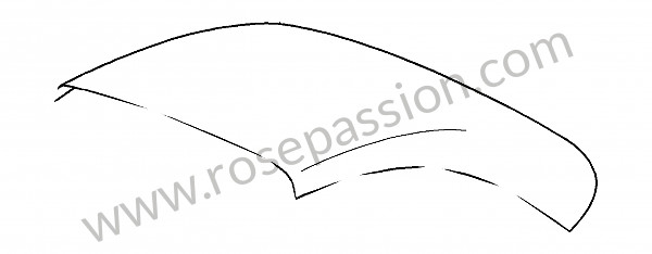 P178264 - Toile de capote pour Porsche 997 Turbo / 997T2 / 911 Turbo / GT2 RS • 2011 • 997 turbo • Cabrio • Boite PDK