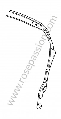 P178266 - Arceau de capote principal pour Porsche 997-2 / 911 Carrera • 2010 • 997 c4s • Cabrio • Boite PDK