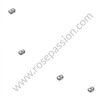 P178412 - Kabelklem voor Porsche 991 • 2015 • 991 c4s • Targa • Bak pdk