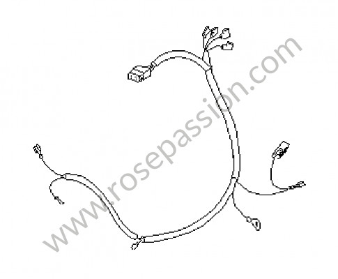 P18189 - Tramo de cables para Porsche 911 G • 1980 • 3.0sc • Targa • Caja auto