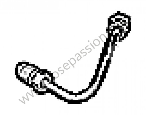P185936 - Tubazione del freno per Porsche Cayman / 981C • 2014 • Cayman gts • Cambio pdk