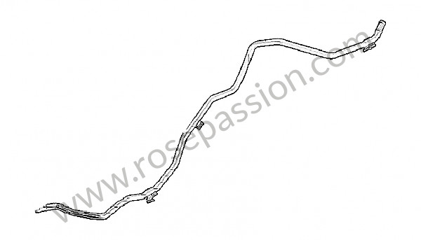 P186293 - Tubagem do aquecedor para Porsche 991 • 2012 • 991 c2 • Cabrio • Caixa pdk