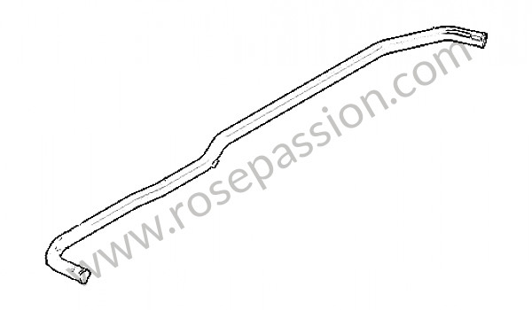 P186320 - Tubo agua de refrigeracao para Porsche 991 • 2014 • 991 c2 • Coupe • Caixa manual 7 velocidades