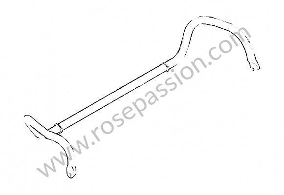 P186434 - Barre stabilisatrice pour Porsche 991 • 2013 • 991 c4 • Coupe • Boite PDK