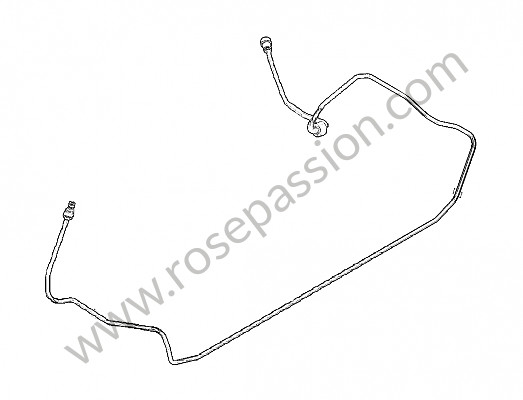 P186563 - Pressure line for Porsche 991 • 2015 • 991 c4 • Coupe • Pdk gearbox
