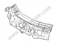 P186695 - Stirnwand für Porsche 991 • 2014 • 991 c4s • Cabrio • Porsche doppelkupplungsgetriebe