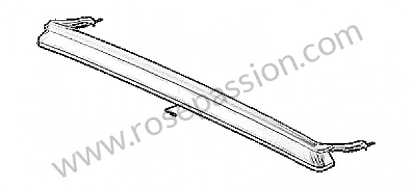 P187889 - Deflettore frangivento per Porsche 991 • 2015 • 991 c2 • Coupe • Cambio manuale 7 marce