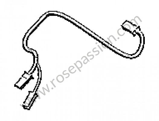 P188024 - Tramo de cables para Porsche 991 • 2013 • 991 c2 • Coupe • Caja pdk