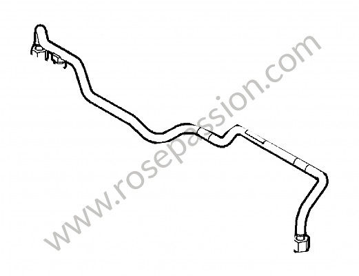 P189340 - Pressure line for Porsche 997-2 / 911 Carrera • 2012 • 997 c4 • Coupe • Manual gearbox, 6 speed