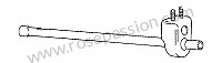 P189798 - Guide de câble frein à main supérieur pour Porsche 356a • 1956 • 1500 carrera gt (547 / 1) • Speedster a t1 • Boite manuelle 4 vitesses