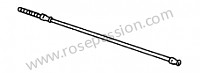 P189813 - Parking-brake cable for Porsche 356C • 1964 • 2000 carrera gs (587 / 1) • Cabrio c • Manual gearbox, 4 speed