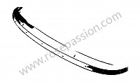 P189885 - Paraurti senza fori per rostro del paraurti per Porsche 356C • 1963 • 2000 carrera gs (587 / 1) • Coupe c • Cambio manuale 4 marce