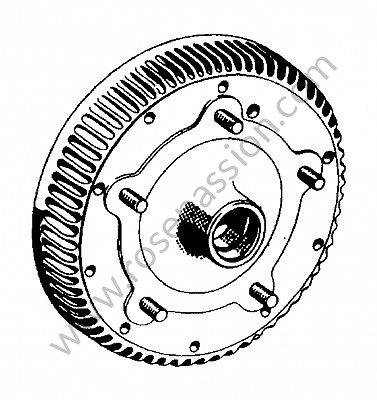 P189931 - Brake drum brake for Porsche 356 pré-a • 1954 • 1500 s (528 / 2) • Coupe pré a • Manual gearbox, 4 speed