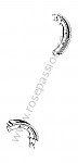 P189937 - Sapata do travao com pastilha para Porsche 356B T5 • 1959 • 1600 carrera gt (692 / 3) • Coupe b t5 • Caixa manual 4 velocidades